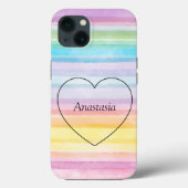Phantastisch, Cool, Regenbogenherz Case-Mate iPhone Hülle (Rückseite)