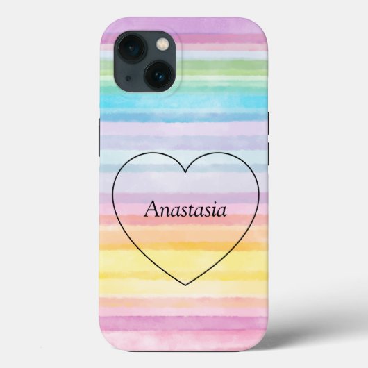 Phantastisch, Cool, Regenbogenherz Case-Mate iPhone Hülle (Rückseite)