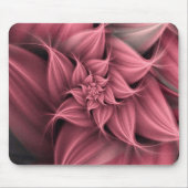 Phantastisch Coral Pink Blume Fraktal Mousepad (Vorne)