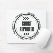 Phantastisch Court Reporter Mousepad (Mit Mouse)