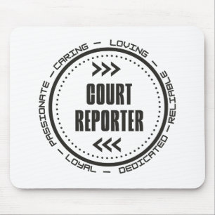 Phantastisch Court Reporter Mousepad