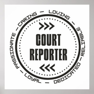 Phantastisch Court Reporter Poster