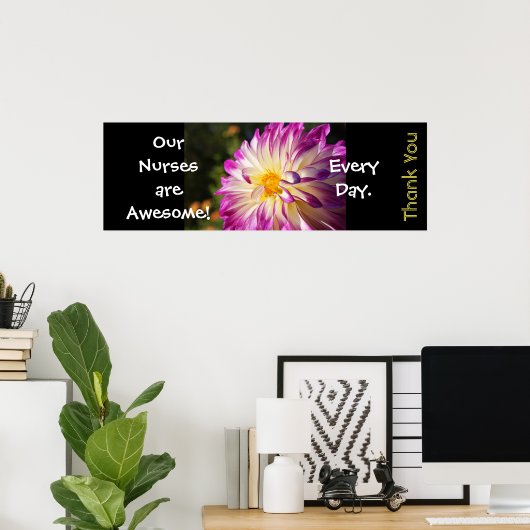 Phantastisch dank der Poster der Nurses Week (Heimbüro)