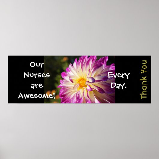 Phantastisch dank der Poster der Nurses Week (Vorne)