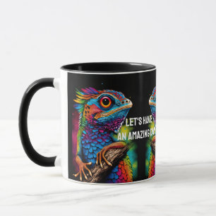 Phantastisch Day Be Wild Rainbow Lizard Gecko Tasse