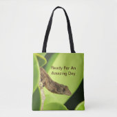 Phantastisch Day Tropical Brown Gecko Positive Tasche (Vorderseite)