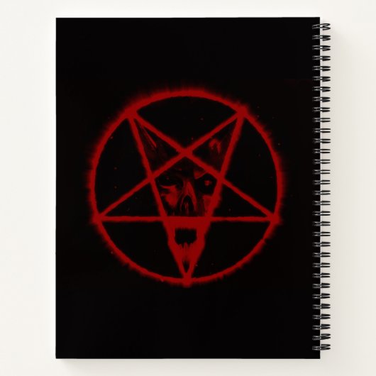 Phantastisch Demon Boy Dawn Notebook Notizblock (Rückseite)