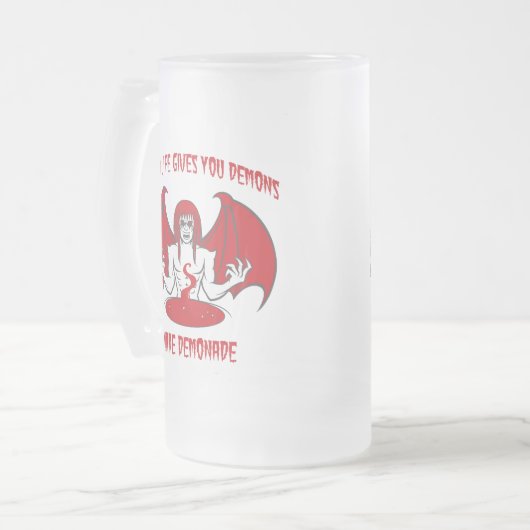 Phantastisch Demon Boy Demonade Mattglas Bierglas (Vorderseite Links)