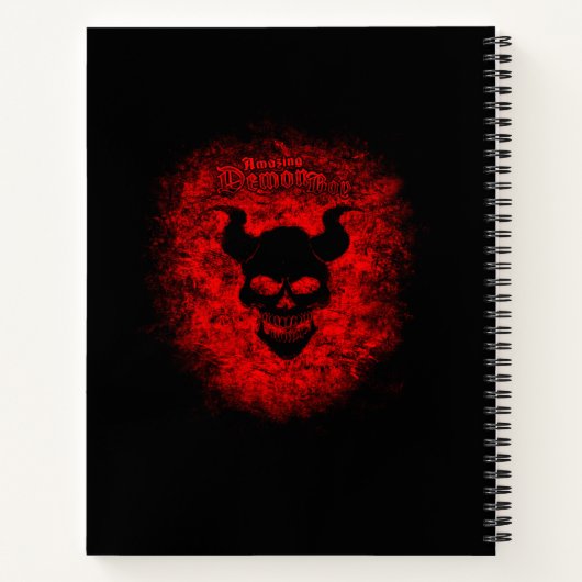 Phantastisch Demon Boy Demonade Notebook Notizblock (Rückseite)