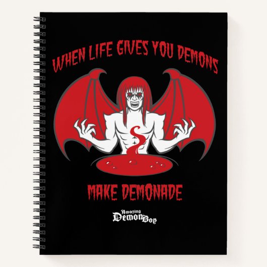 Phantastisch Demon Boy Demonade Notebook Notizblock (Vorderseite)