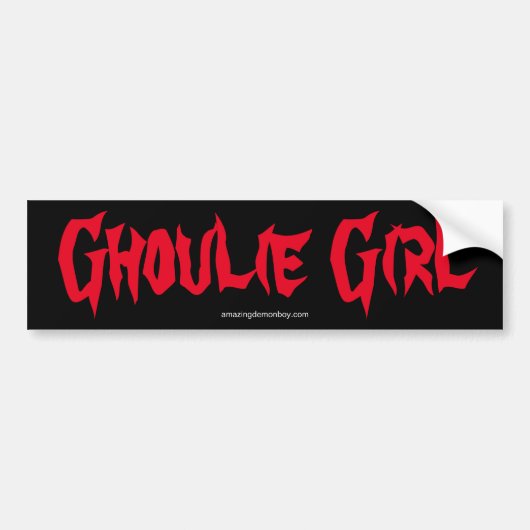 Phantastisch Demon Boy Ghoulie Girl Autoaufkleber (Vorne)