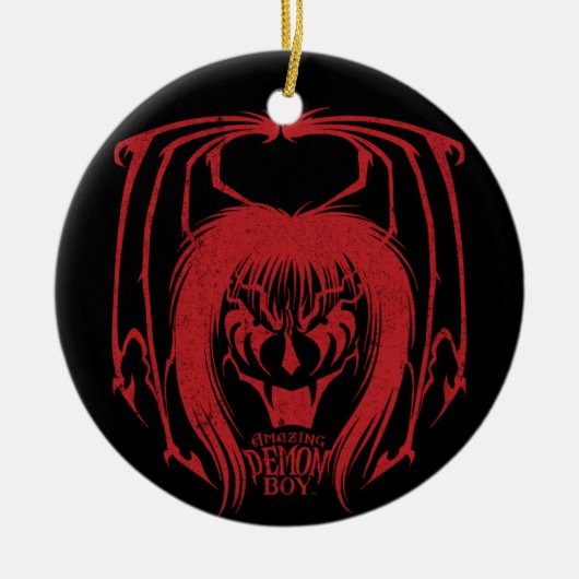 Phantastisch Demon Boy Keramik Ornament (Vorne)