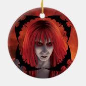 Phantastisch Demon Boy Keramik Ornament (Hinten)