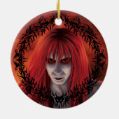Phantastisch Demon Boy Keramik Ornament (Hinten)