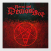 Phantastisch Demon Boy Pentagram Fensteraufkleber (Blatt)