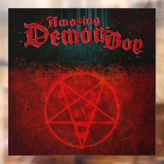Phantastisch Demon Boy Pentagram Fensteraufkleber