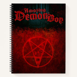 Phantastisch Demon Boy Pentagram Notizblock