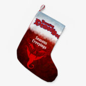 Phantastisch Demon Boy Seasons Creepings Kleiner Weihnachtsstrumpf (Vorderansicht (hängend))