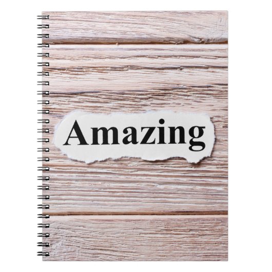 PHANTASTISCH des Wortes auf dem Papier. Konzept. A Notizblock (Vorderseite)