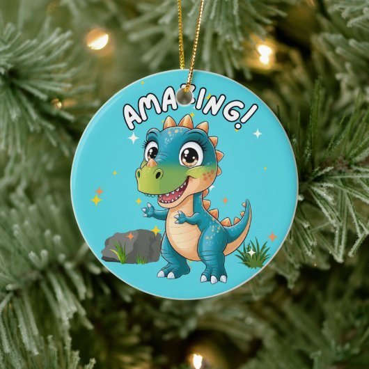Phantastisch, Dinosaurier! Keramik Ornament (Baum)