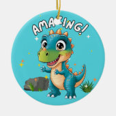 Phantastisch, Dinosaurier! Keramik Ornament (Vorne)