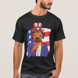 Phantastisch Dog USA Patriot Design T-Shirt