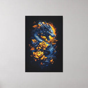 Phantastisch Dragon Canvas Print Leinwanddruck
