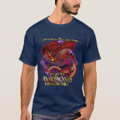 Phantastisch Dragon Shirt (rot) (Vorderseite)