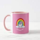 Phantastisch Einhorn Rosa Tasse (Links)