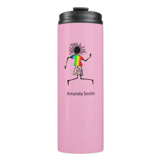 Phantastisch, eleganter Tänzer Thermosbecher (Vorderseite)