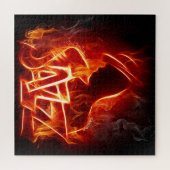 Phantastisch Flaming Jazz Puzzle (Horizontal)