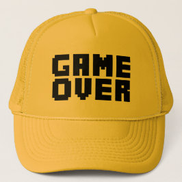 Phantastisch Game Over Hat - Viele Farben Truckerkappe