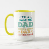 Phantastisch Gaming Vater Fathers Day Funny Gift Tasse (Links)