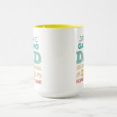 Phantastisch Gaming Vater Fathers Day Funny Gift Tasse (Zentrum)