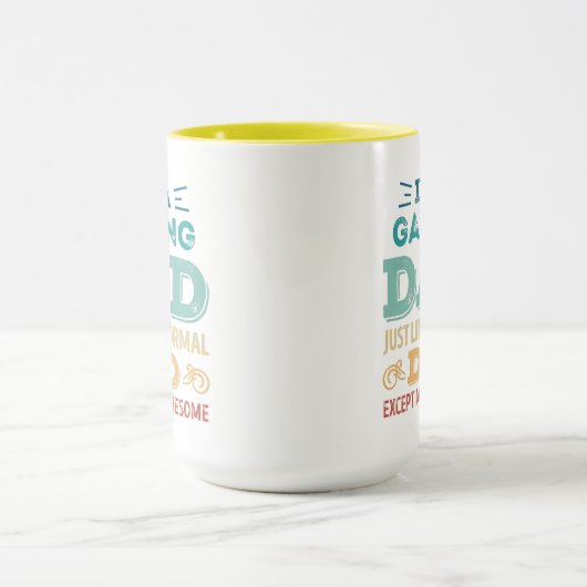 Phantastisch Gaming Vater Fathers Day Funny Gift Tasse (Zentrum)