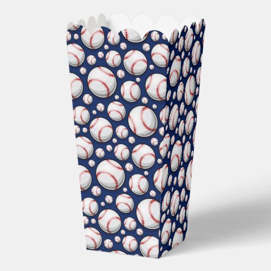 Phantastisch gekacheltes Baseballsportmuster Geschenkschachtel (Vorderseite)