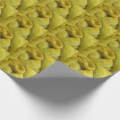 Phantastisch-Gelbe Burmese-Python Geschenkpapier (Ecke)