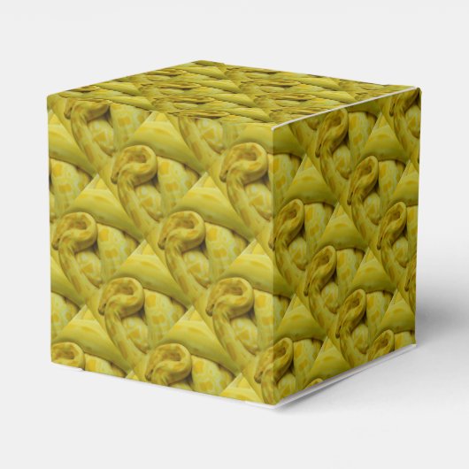 Phantastisch-Gelbe Burmese-Python Geschenkschachtel (Rückseite)