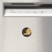 Phantastisch-Gelbe Burmese-Python Magnet (In Situ (Geschirrspüler))