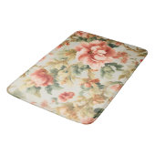 Phantastisch Gentle Exquisite Blume, Blätter. Male Badematte (Schrägansicht)