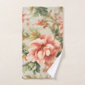 Phantastisch Gentle Exquisite Blume, Blätter. Male Badhandtuch Set (Handtuch)