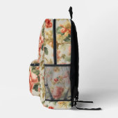 Phantastisch Gentle Exquisite Blume, Blätter. Male Bedruckter Rucksack (Rechts)