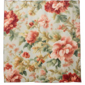 Phantastisch Gentle Exquisite Blume, Blätter. Male Duschvorhang (Vorderseite)