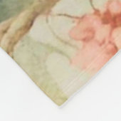 Phantastisch Gentle Exquisite Blume, Blätter. Male Fleecedecke (Ecke)