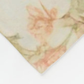 Phantastisch Gentle Exquisite Blume, Blätter. Male Fleecedecke (Ecke)