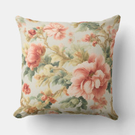 Phantastisch Gentle Exquisite Blume, Blätter. Male Kissen