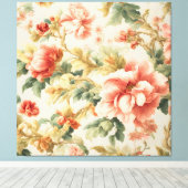 Phantastisch Gentle Exquisite Blume, Blätter. Male Leinwanddruck (Insitu (Holzboden))