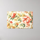 Phantastisch Gentle Exquisite Blume, Blätter. Male Leinwanddruck (Vorderseite)