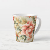 Phantastisch Gentle Exquisite Blume, Blätter. Male Milchtasse (Rechte Ecke)