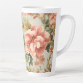 Phantastisch Gentle Exquisite Blume, Blätter. Male Milchtasse (Rechts)